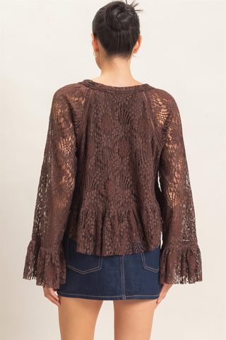 WHISPERING LACE TOP