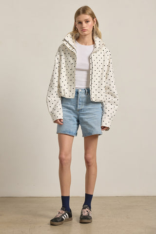 RAY POLKA DOT PULLOVER JACKET