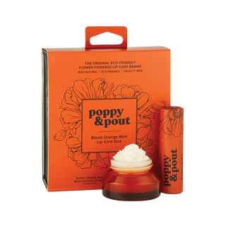 POPPY & POUT LIP CARE DUO- BLOOD ORANGE MINT