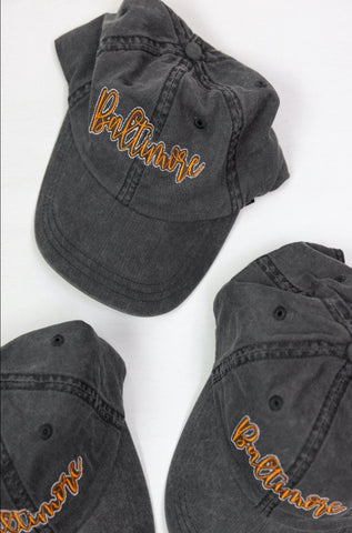 CUSTOM EMBROIDERED BALTIMORE HAT