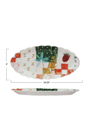 SCALLOPED PLATTER