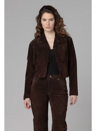 FRINGE REAL SUEDE JACKET- BlankNYC