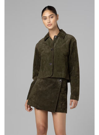 REAL SUEDE BLAZER JACKET -BLANKNYC