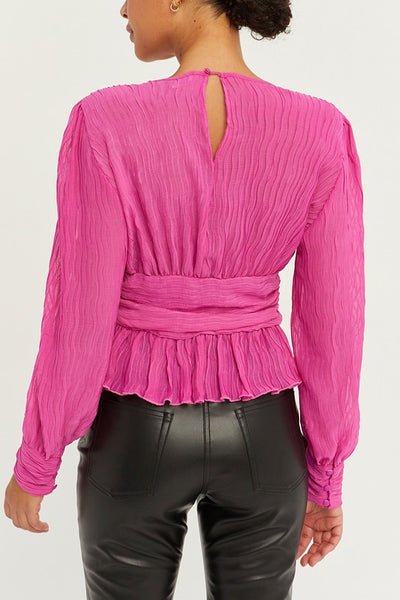 HOLLY PLEATED TOP