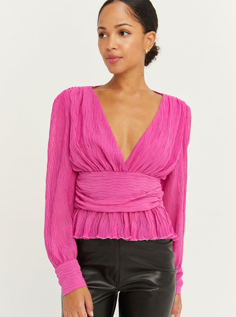 HOLLY PLEATED TOP