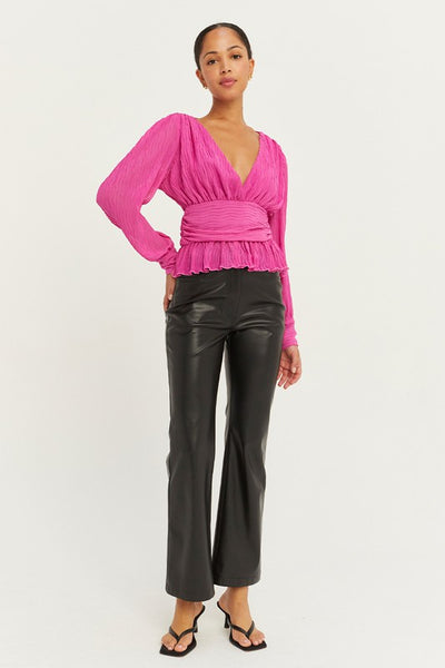 HOLLY PLEATED TOP