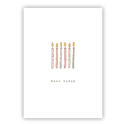 BLOW BITCH CARD