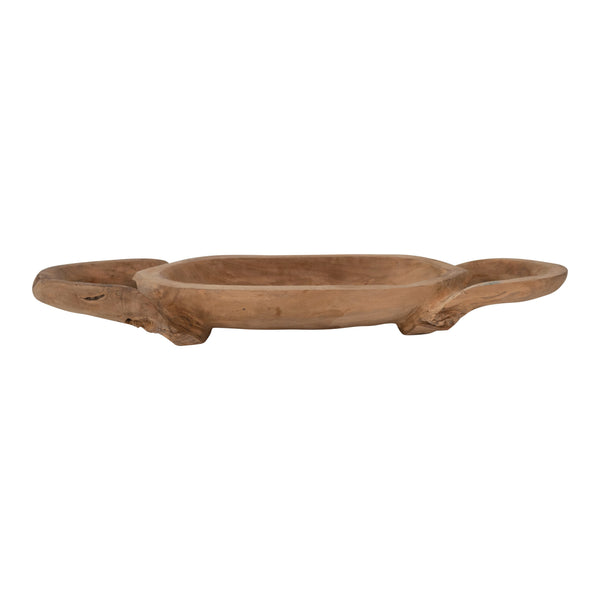 WOOD TRAY W/ HANDLES